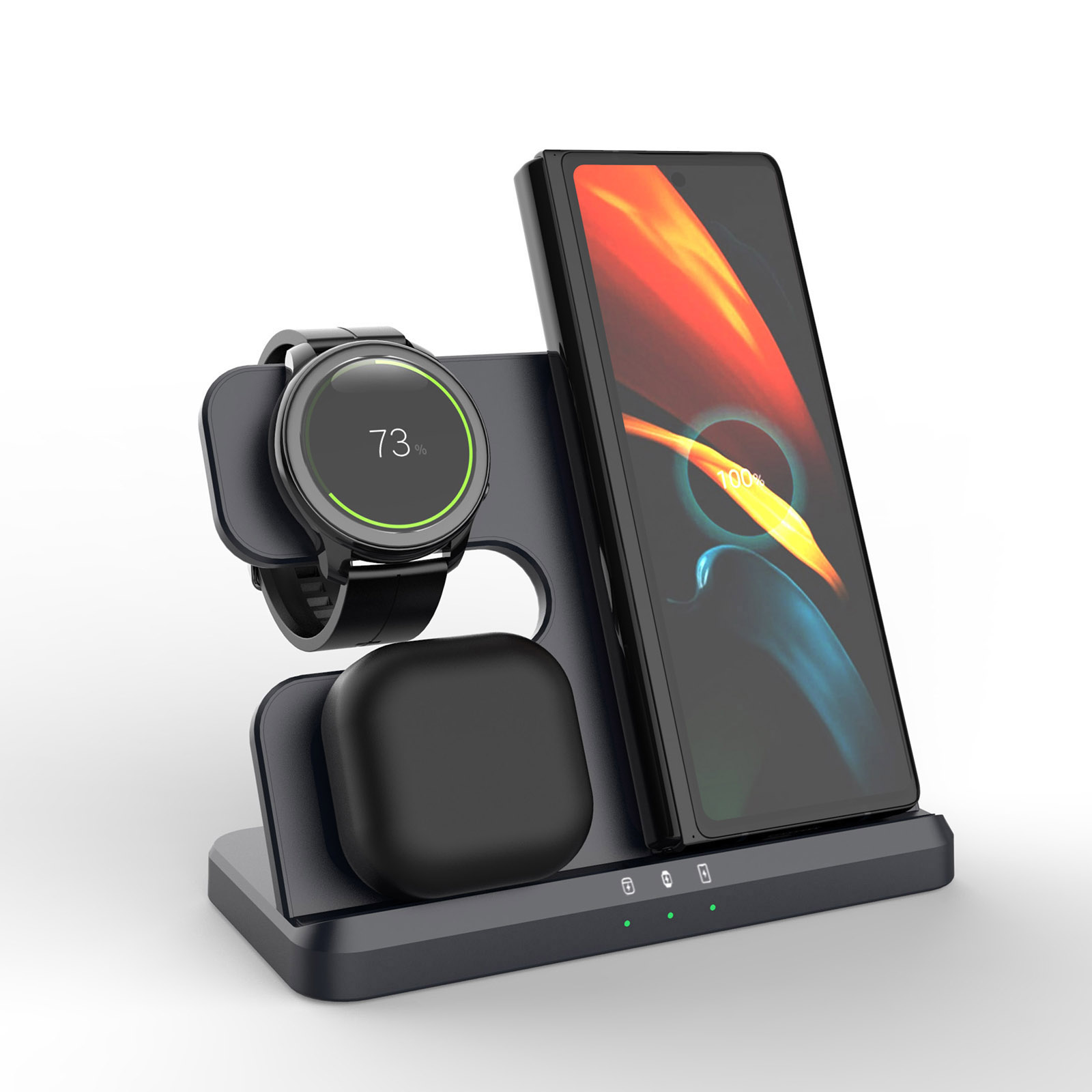 Smartwatch Ac - Wireless Charger 3 In 1 Stand