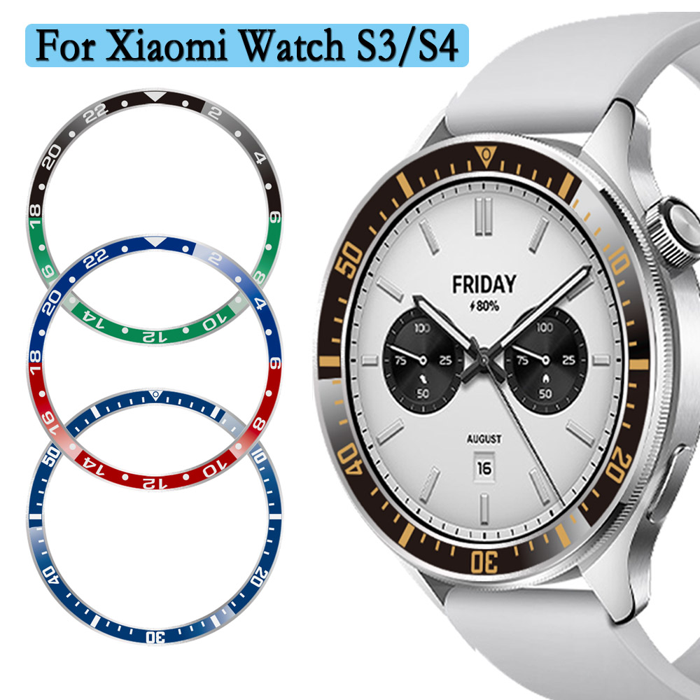 Xiaomi Smartwatch S4 Accessories - Steel Bezel Rings For Xiaomi Watch