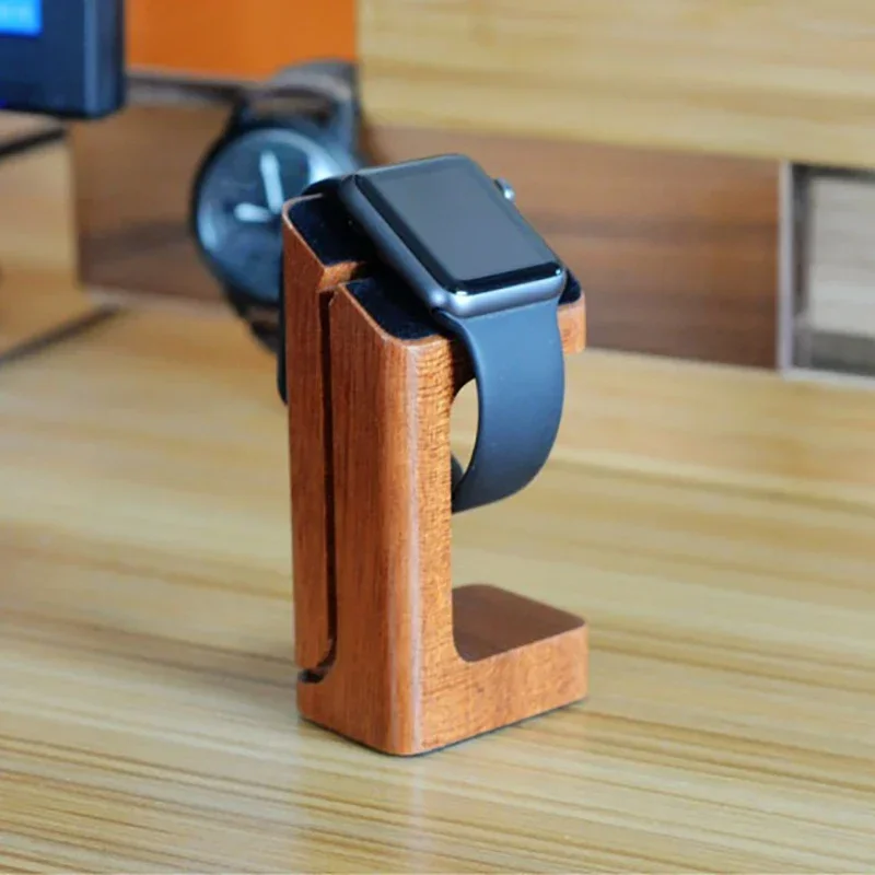 Wooden Apple Watch Charger Sta - Smartwatch Watch Accessories recension och pris