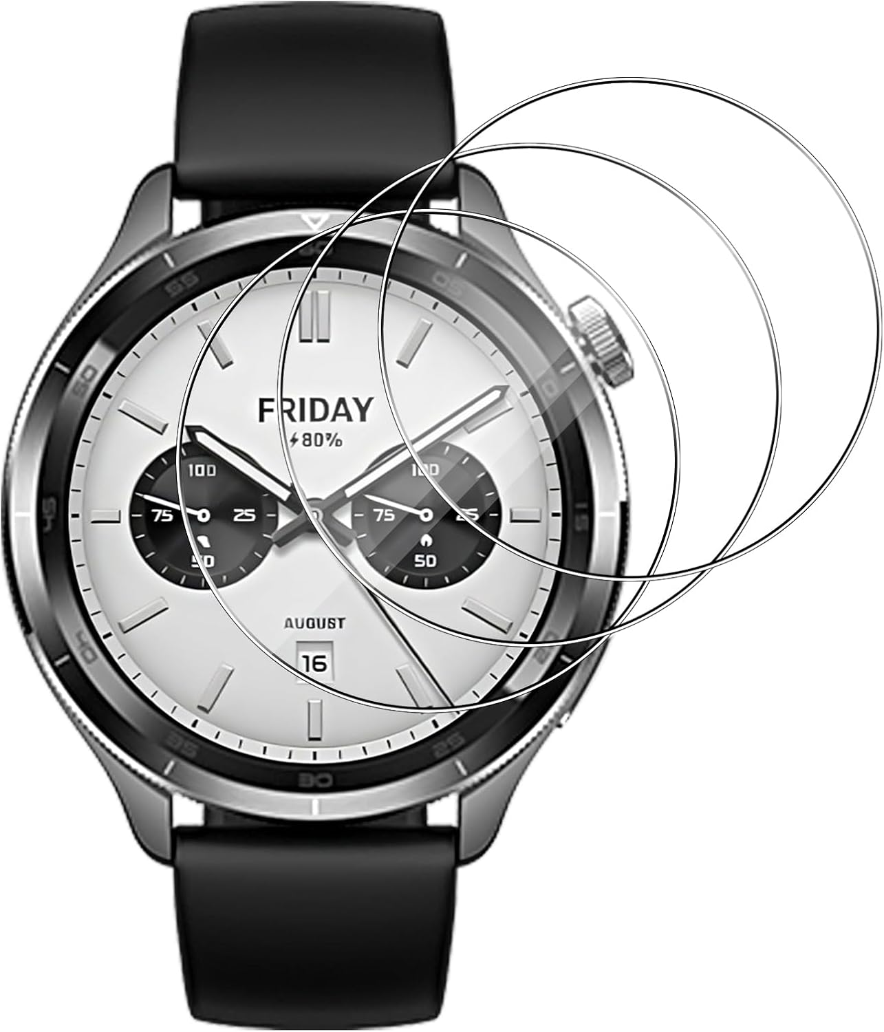 3PCS Tempered Glass Smartwatch - Xiaomi Smartwatch S4 Accessories recension och pris