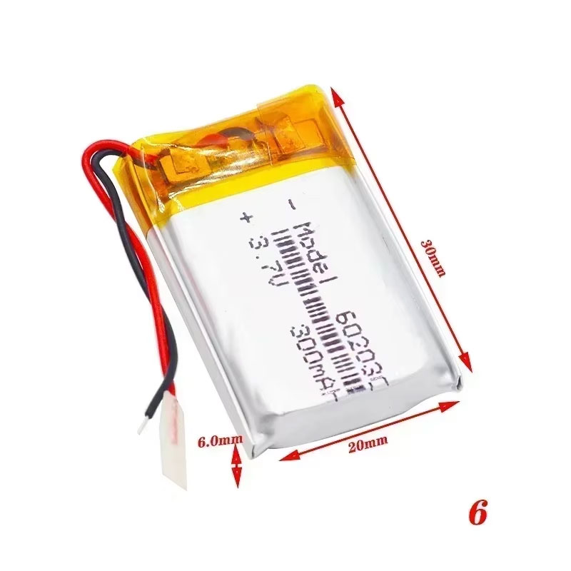 3.7V 300mAh 602030 Lithium Bat - Smartwatch Headset recension och pris
