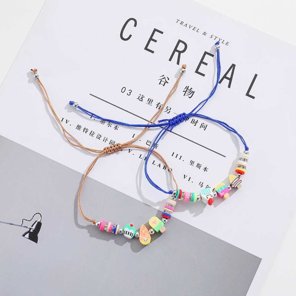 12 Pieces Geometric Soft Ceram - Ceramic Link Bracelet recension och pris