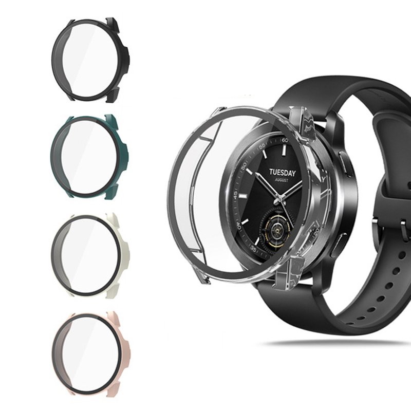 Hard Edge Shell Glass Screen P - Xiaomi Smartwatch S3 Accessories recension och pris