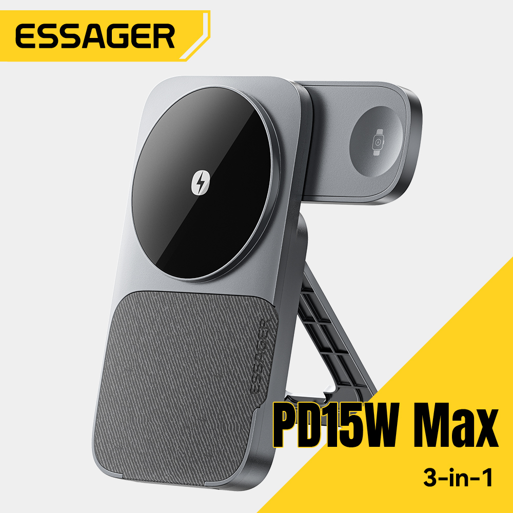 Essager 3-in-1 Portable Foldin - Smartwatch Ac recension och pris