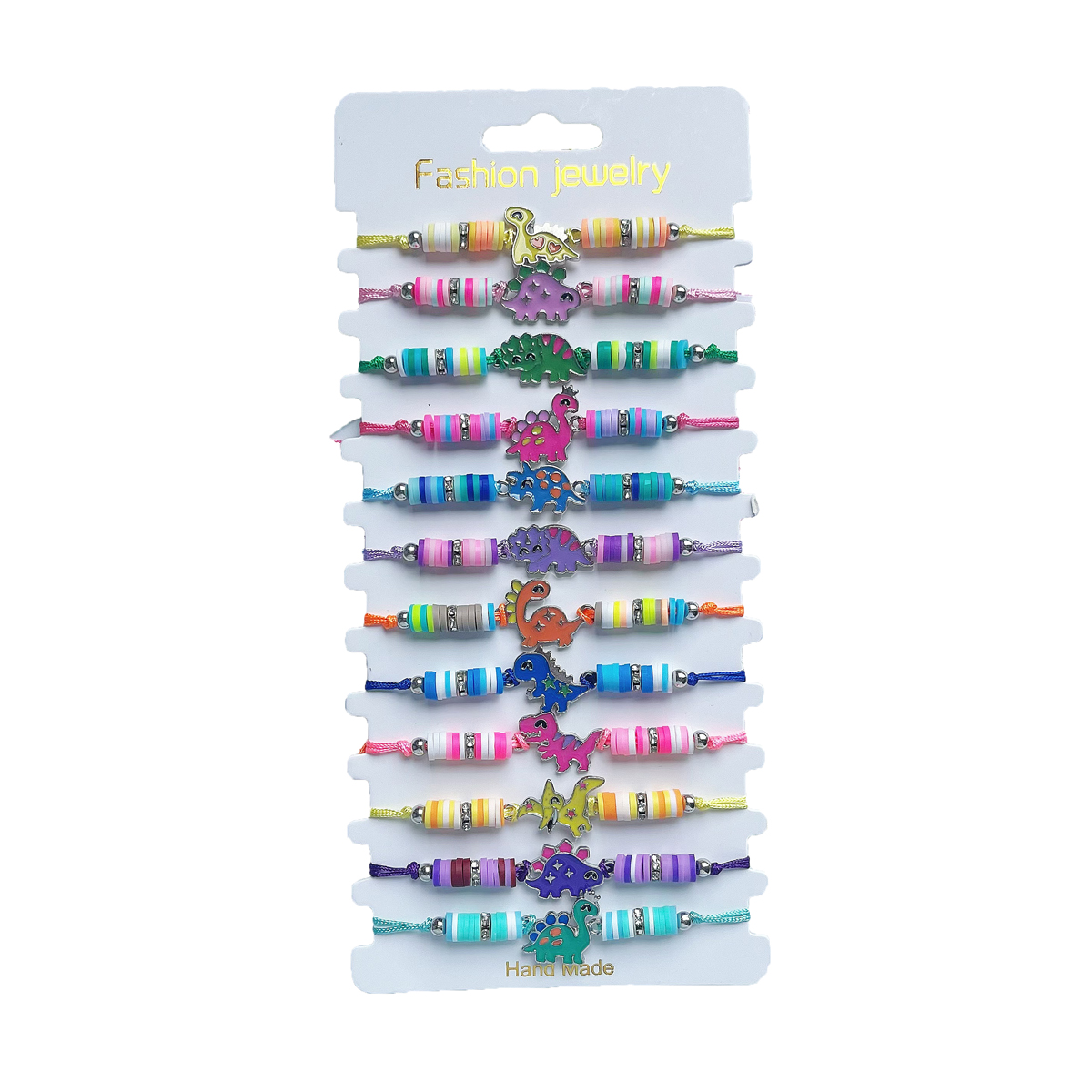 12Pcs Bohemian Style Colorful  - Ceramic Link Bracelet recension och pris