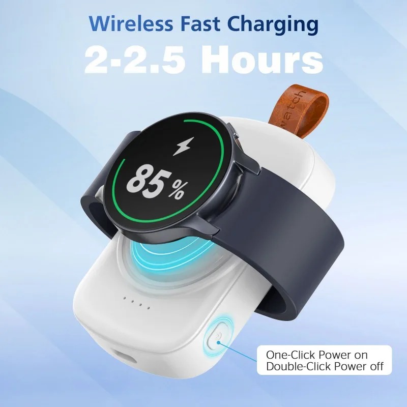 Portable 1800mAh Magnetic Wire - Wireless Charger Watch recension och pris