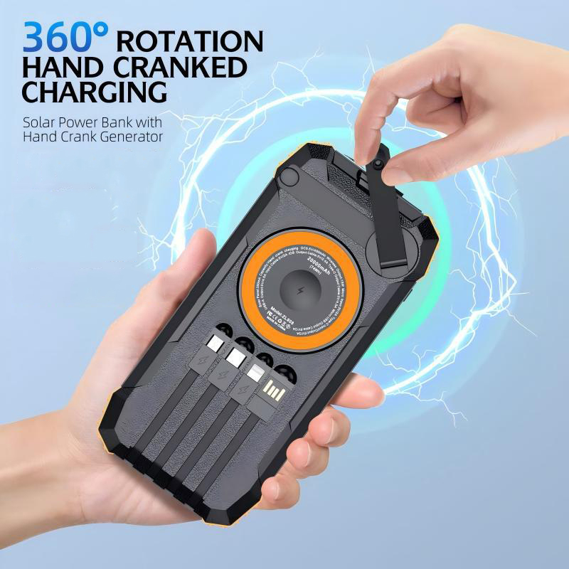 20000mAh Solar Power Bank with - Wireless Charger Watch recension och pris