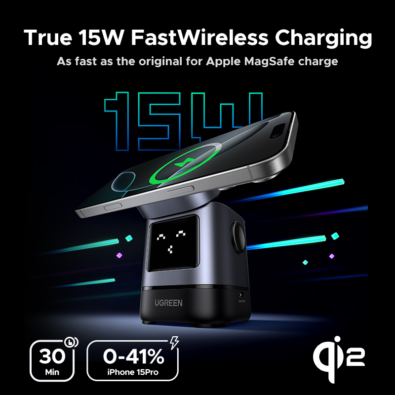 UGREEN UNO Qi2 15W Magnetic Wi - Smartwatch Ac recension och pris