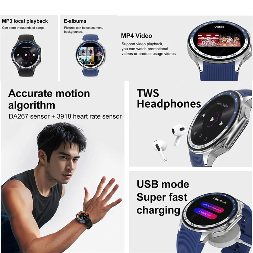 1.43 AMOLED Smart Watch 3D Sur - Smartwatch X recension och pris