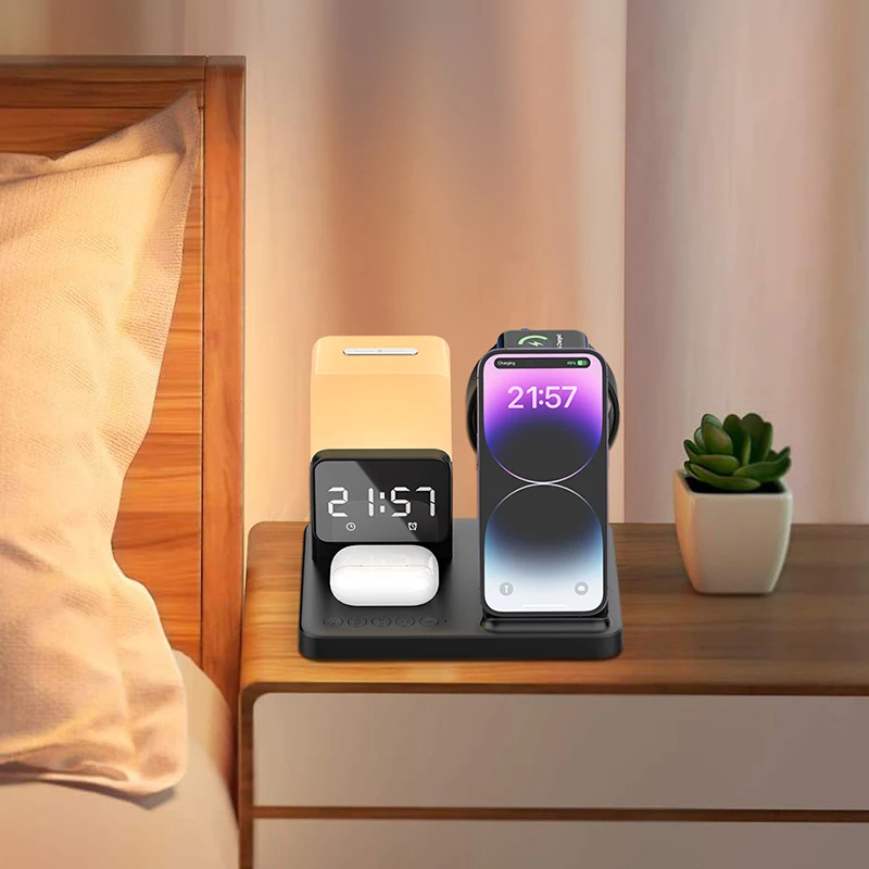 6 in 1 Wireless Charger Stand  - Smartwatch X recension och pris