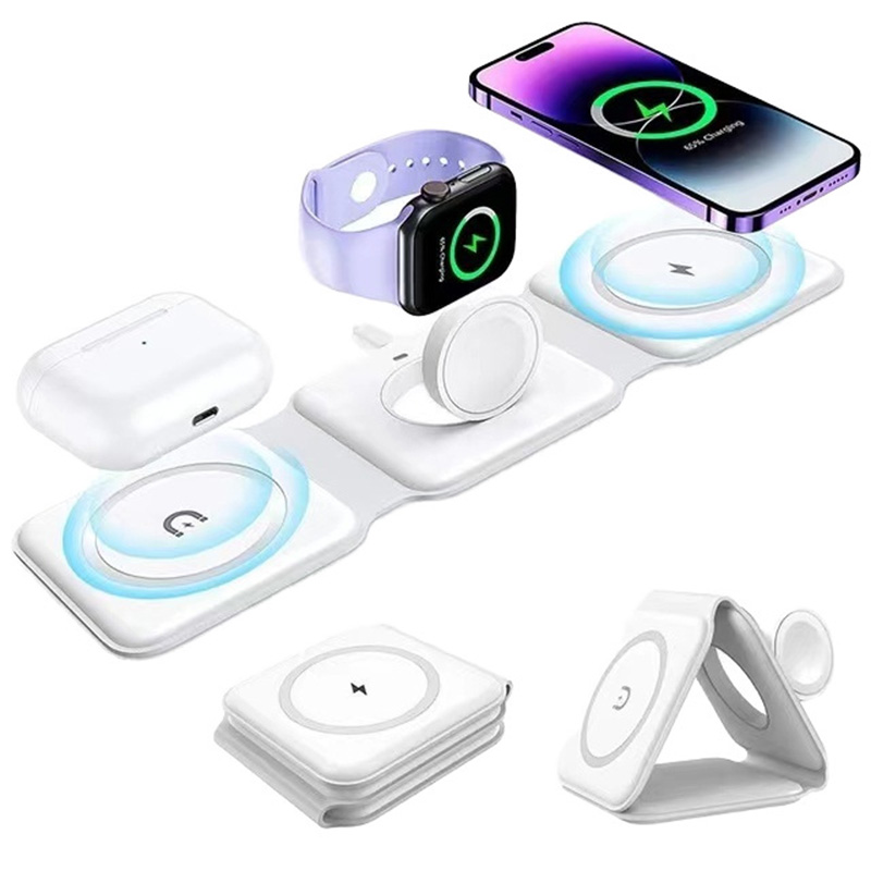 3-in-1 Magnetic Folding Wirele - Smartwatch Ac recension och pris