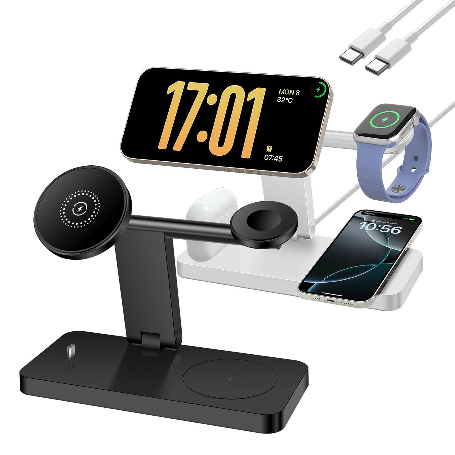 4 in 1 Magnetic Wireless Charg - Smartwatch Ac recension och pris