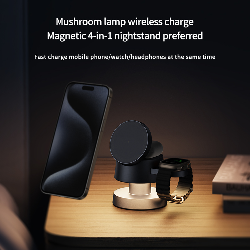 3 in 1 Wireless Charger For iP - Smartwatch Ac recension och pris