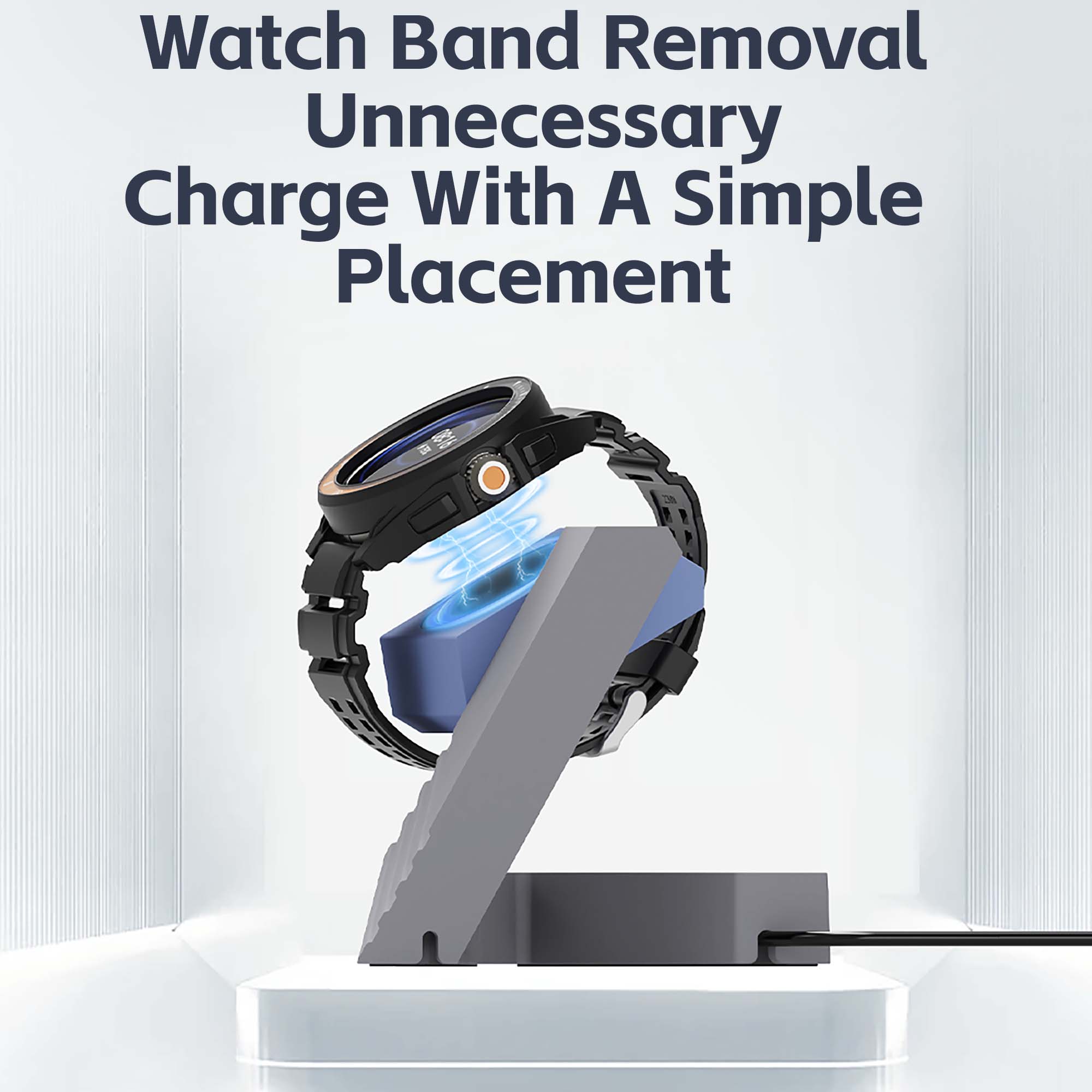 PC Geometric watch stand Dock  - Xiaomi Smartwatch S3 Accessories recension och pris