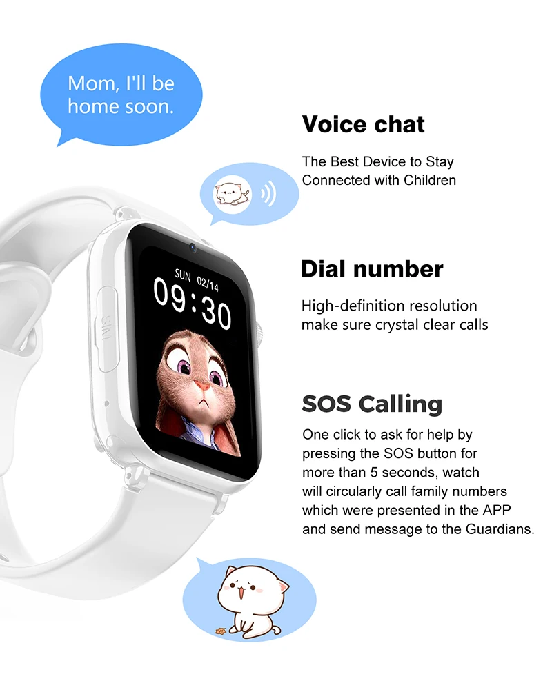 2025 Smart Watch Kids LBS Loca - Smartwatch Id recension och pris