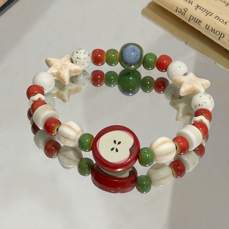 Retro Imitation Apple Ceramic  - Ceramic Link Bracelet recension och pris
