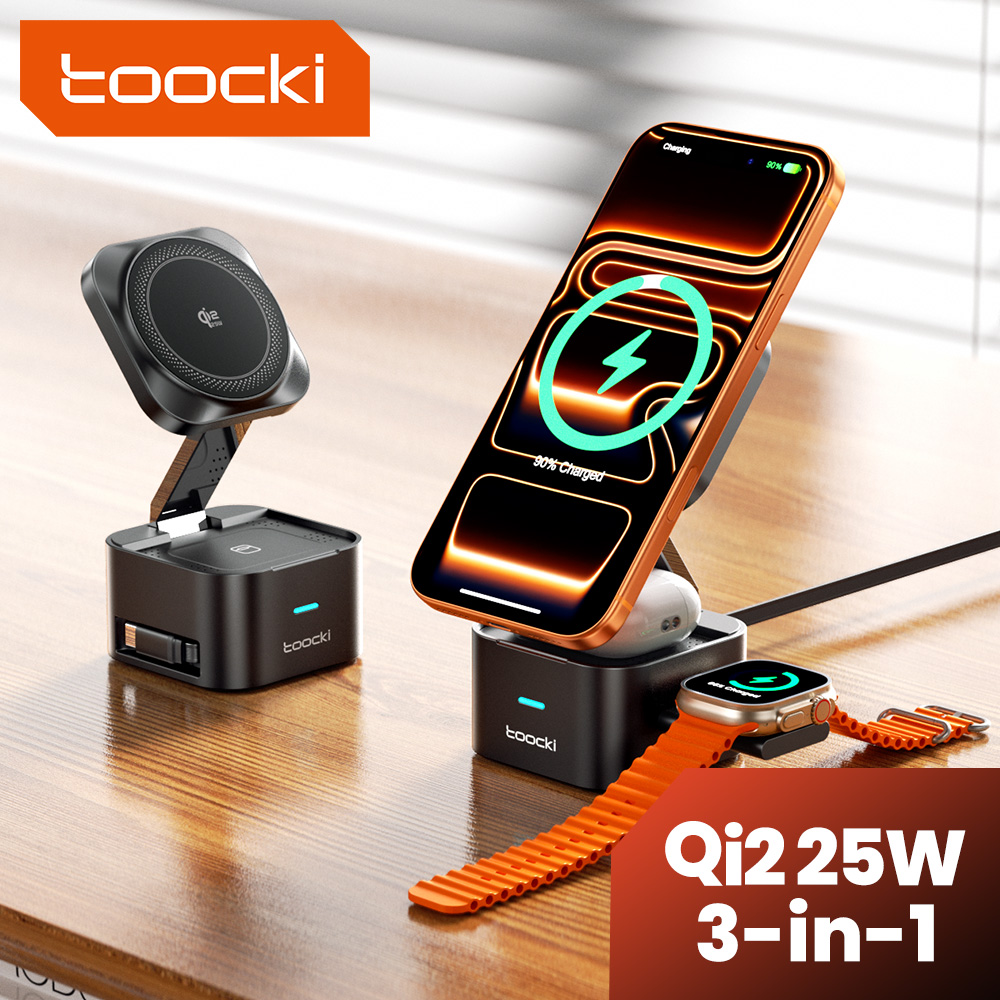 Toocki QI2.2 25W Wireless Char - Smartwatch Ac recension och pris