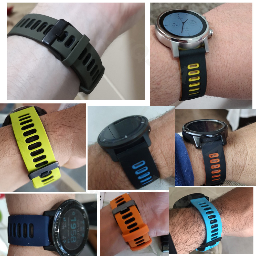 22mm Soft Silicone Watchband F - Xiaomi Smartwatch S3 Accessories recension och pris