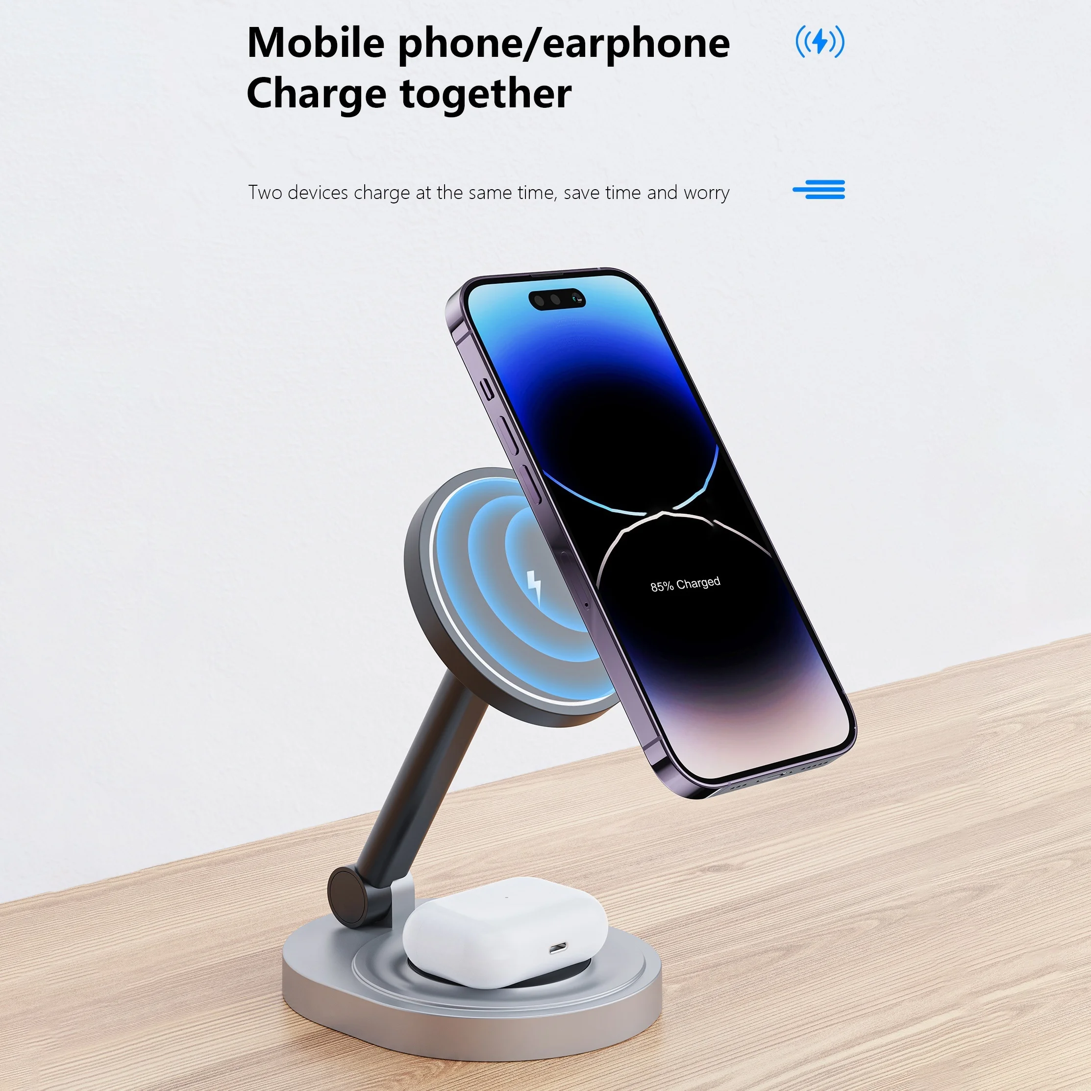 2 In 1 Magnetic Wireless Charg - Wireless Charger Watch recension och pris