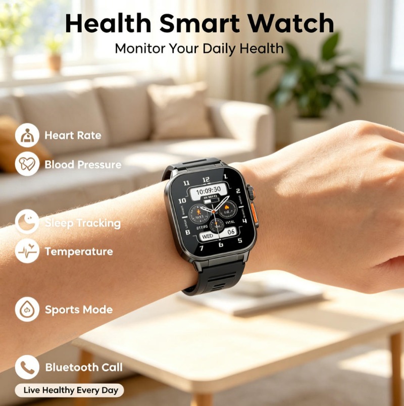 2-in-1 Sports Smart Watch, Bui - Smartwatch Headset recension och pris