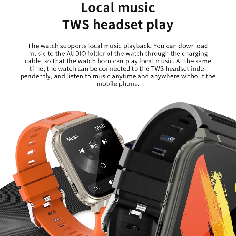 2-in-1 Sports Smart Watch, Bui - Smartwatch Headset recension och pris