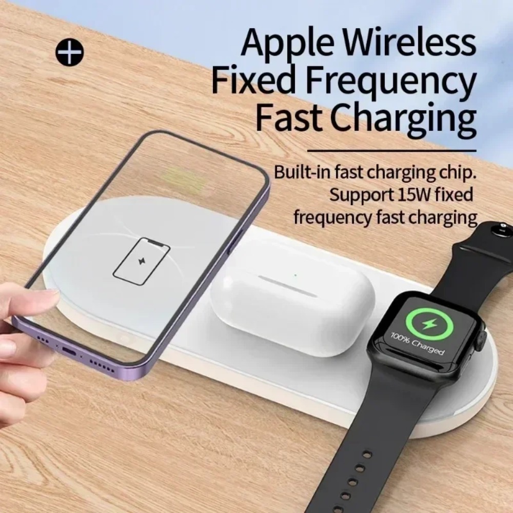 3-in-1 Wireless Charging Pad F - Wireless Charger Watch recension och pris