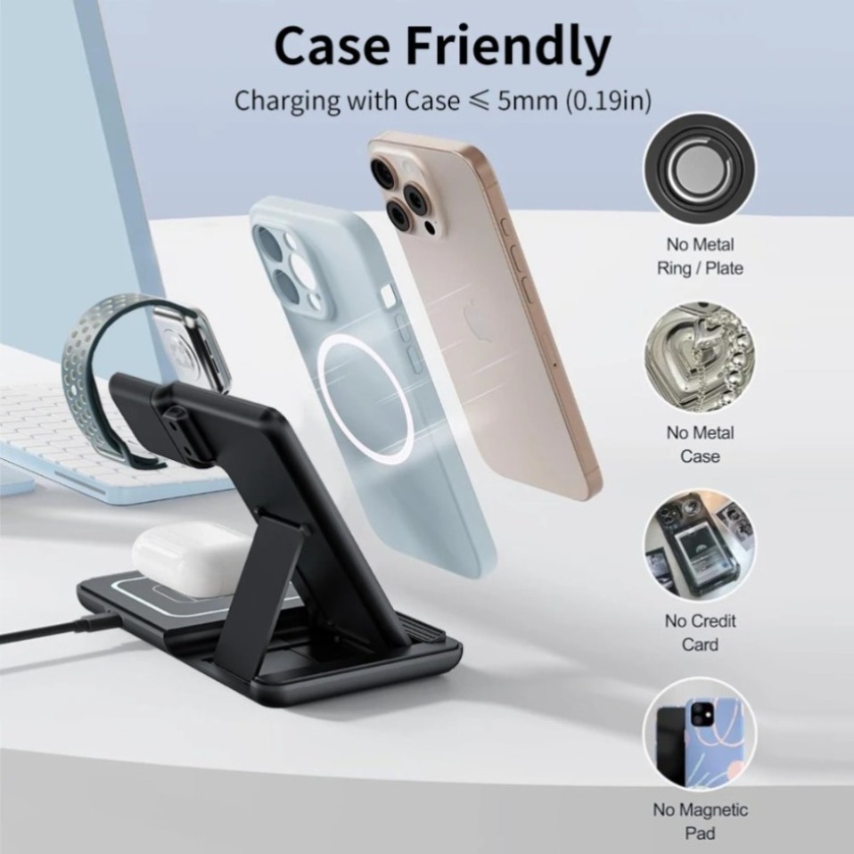 Night LED Light 3 In 1 Wireles - Smartwatch Ac recension och pris