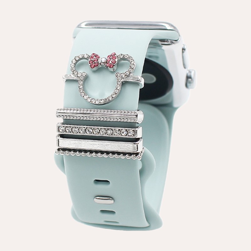 5pcs Cartoon Mouse Rhinestone  - Smartwatch Watch Accessories recension och pris