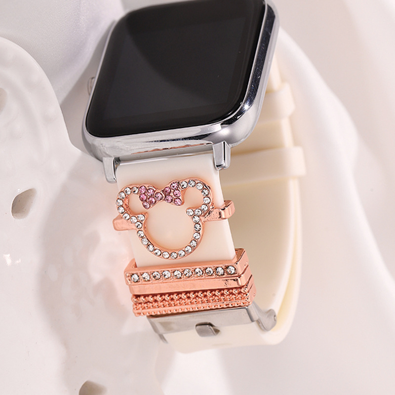 5pcs Cartoon Mouse Rhinestone  - Smartwatch Watch Accessories recension och pris