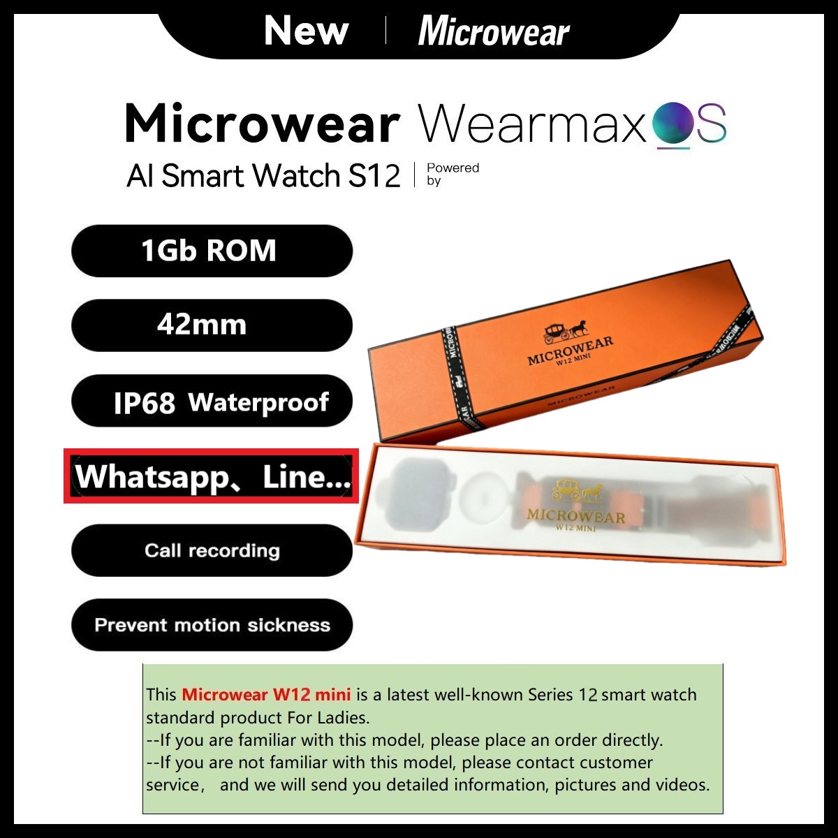 Microwear W12mini W11mini Watc - Smartwatch M Active recension och pris